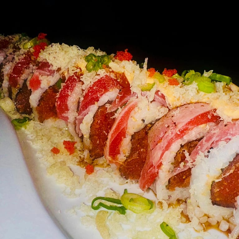 Delicious Salmon Roll and Sushi Favorites